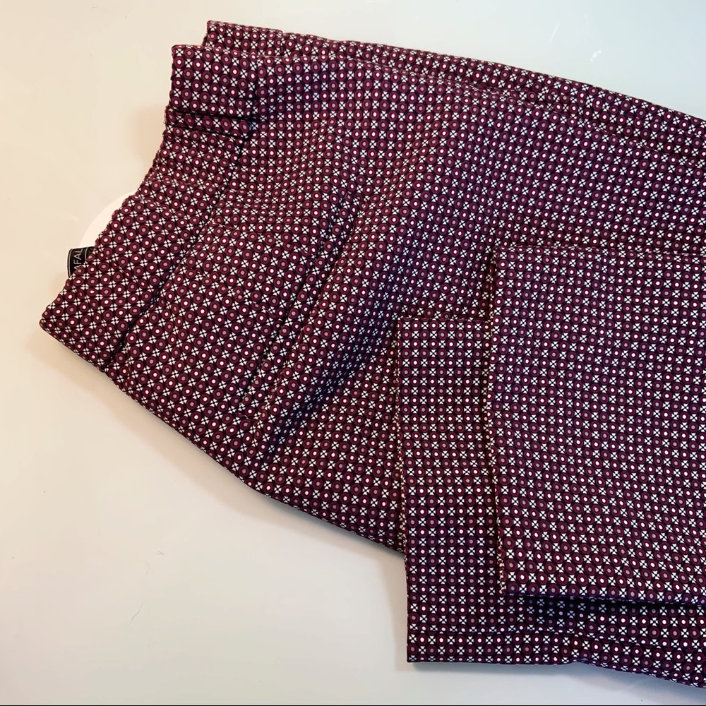 Zara TRF Geo Print Cigarette Pants - Picture 5 of 6